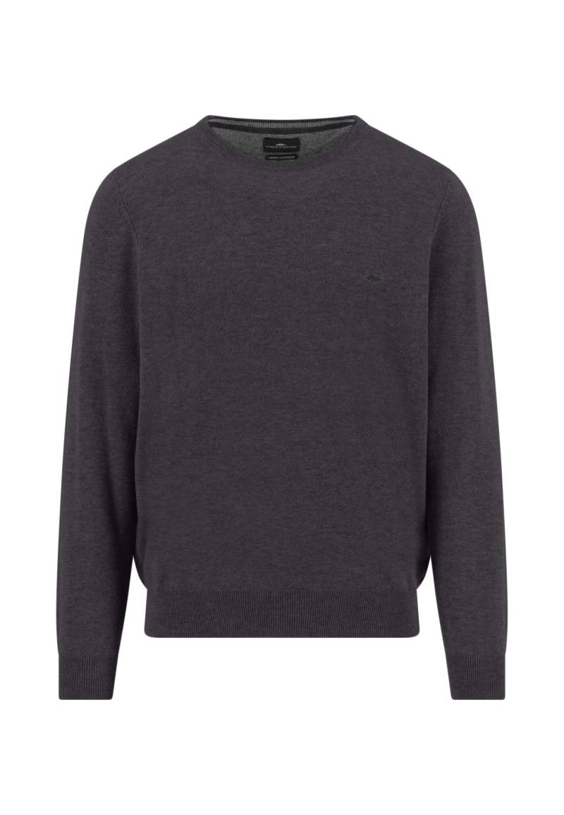 FYNCH-HATTON - O-Neck, Merino Cashmere charcoal - Gr. - 3XL von FYNCH-HATTON
