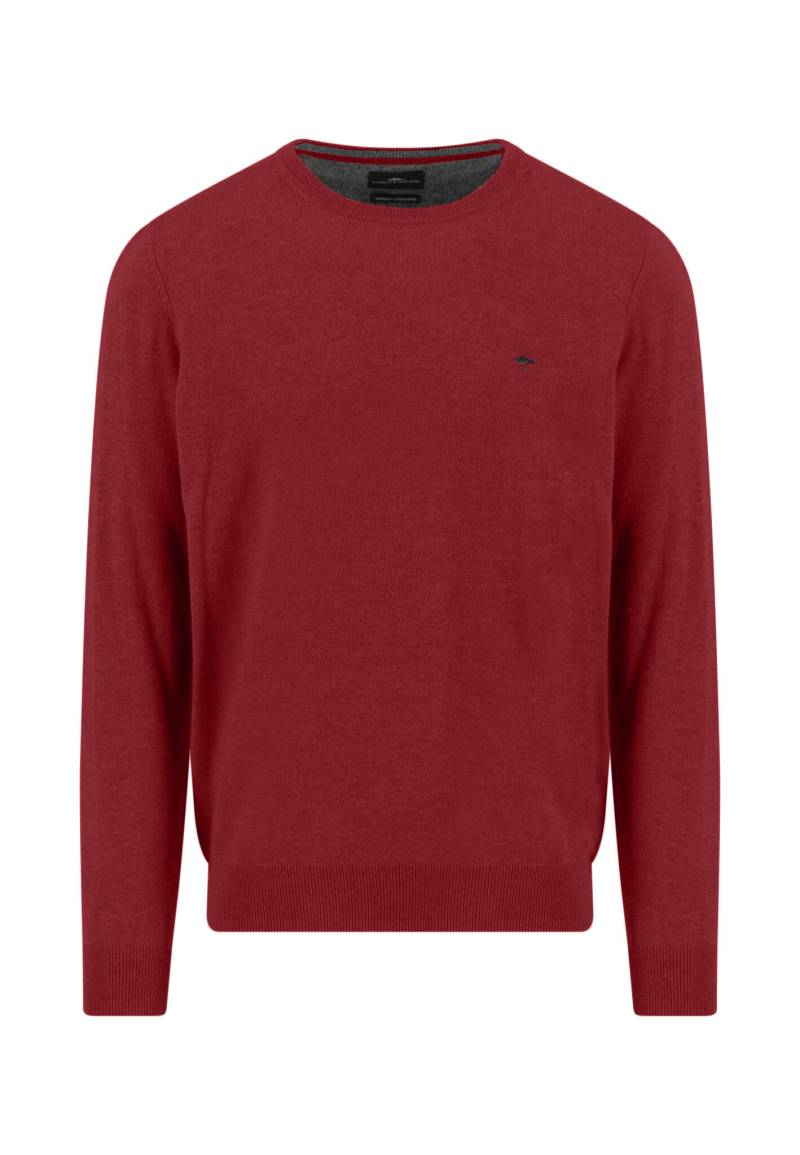 FYNCH-HATTON - O-Neck, Merino Cashmere garnet red - Gr. - L von FYNCH-HATTON