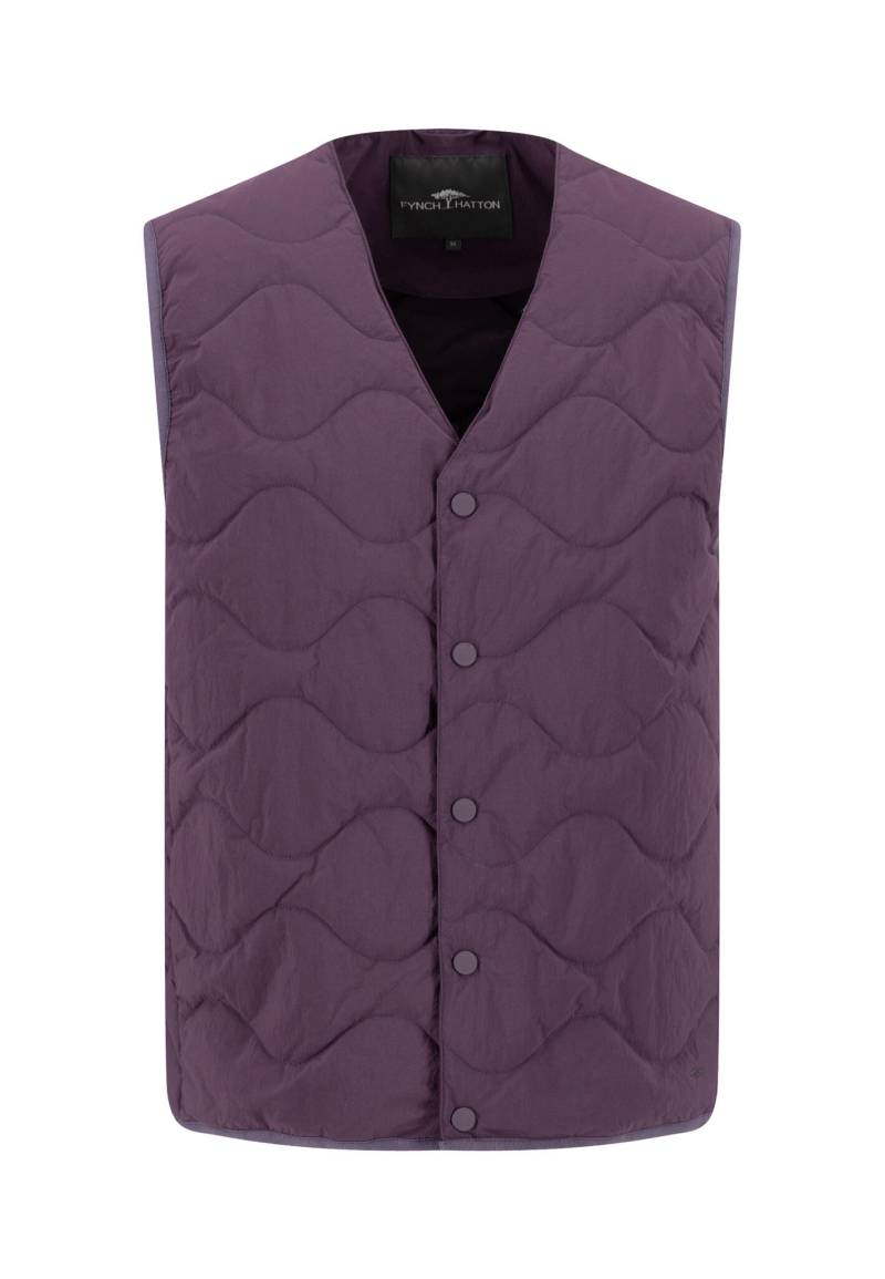 FYNCH-HATTON - Onion Quilt Vest aubergine - Gr. - M von FYNCH-HATTON