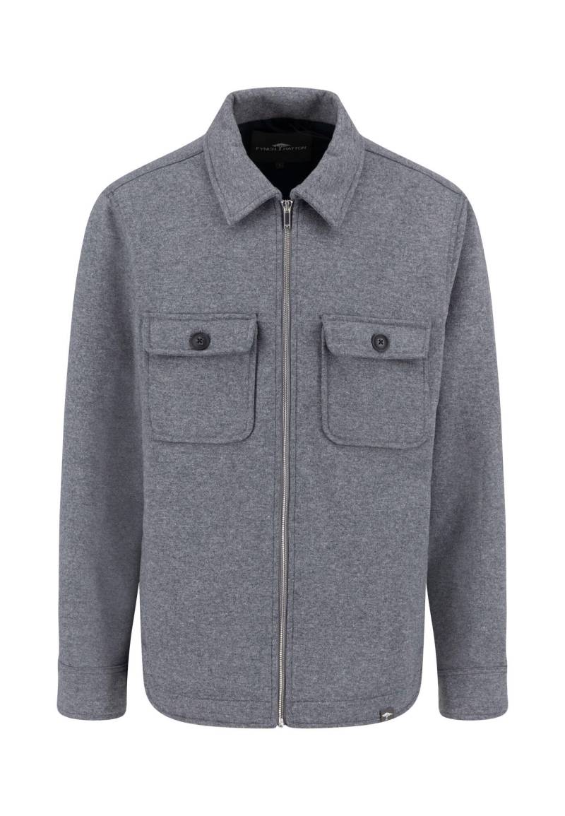 FYNCH-HATTON - Overshirt Melange steel - Gr. - XL von FYNCH-HATTON