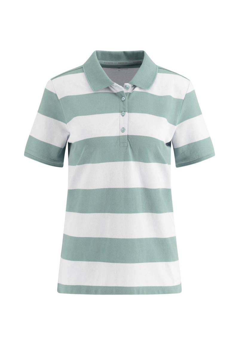FYNCH-HATTON - POLOSHIRT 1/2 STRIPE PIQUE matcha green - Gr. - XL von FYNCH-HATTON