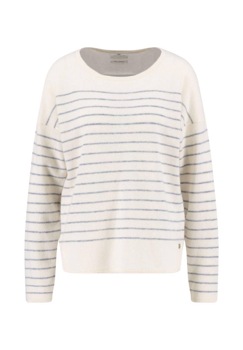 FYNCH-HATTON - PULLOVER CREWNECK STRIPE CASHMERE milk - Gr. - M von FYNCH-HATTON