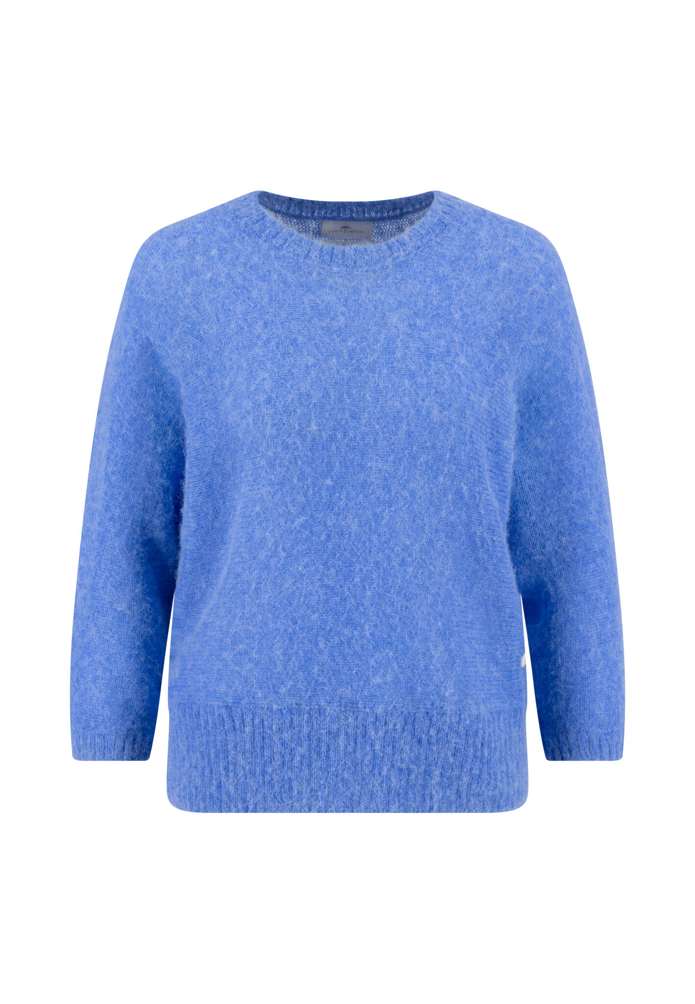 FYNCH-HATTON - PULLOVER HAIRY SOLID azur blue - Gr. - XXL von FYNCH-HATTON