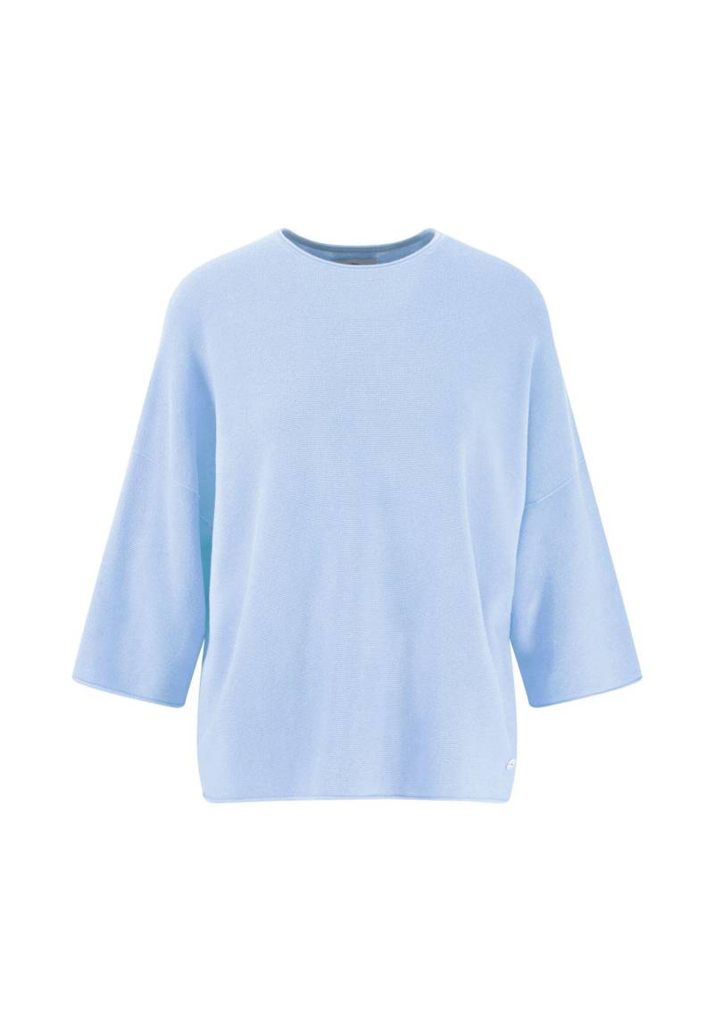 FYNCH-HATTON - PULLOVER HALFSLEEVE FINE COTTON light blue - Gr. - XS von FYNCH-HATTON