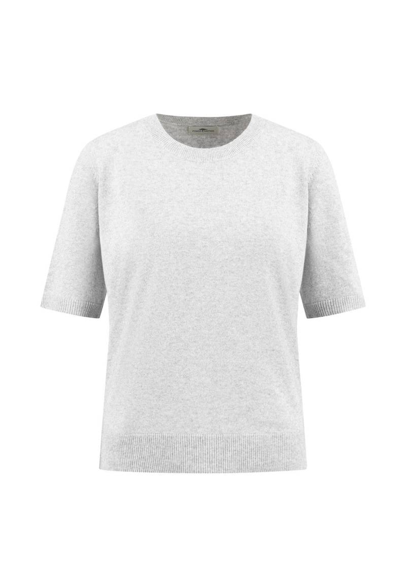FYNCH-HATTON - PULLOVER HALFSLEEVE LUREX silver grey - Gr. - XS von FYNCH-HATTON