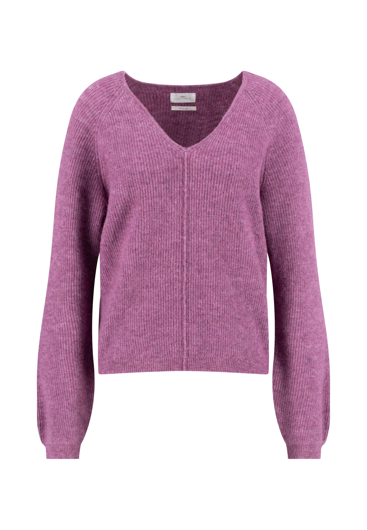 FYNCH-HATTON - PULLOVER MELANGE berry rose - Gr. - L von FYNCH-HATTON