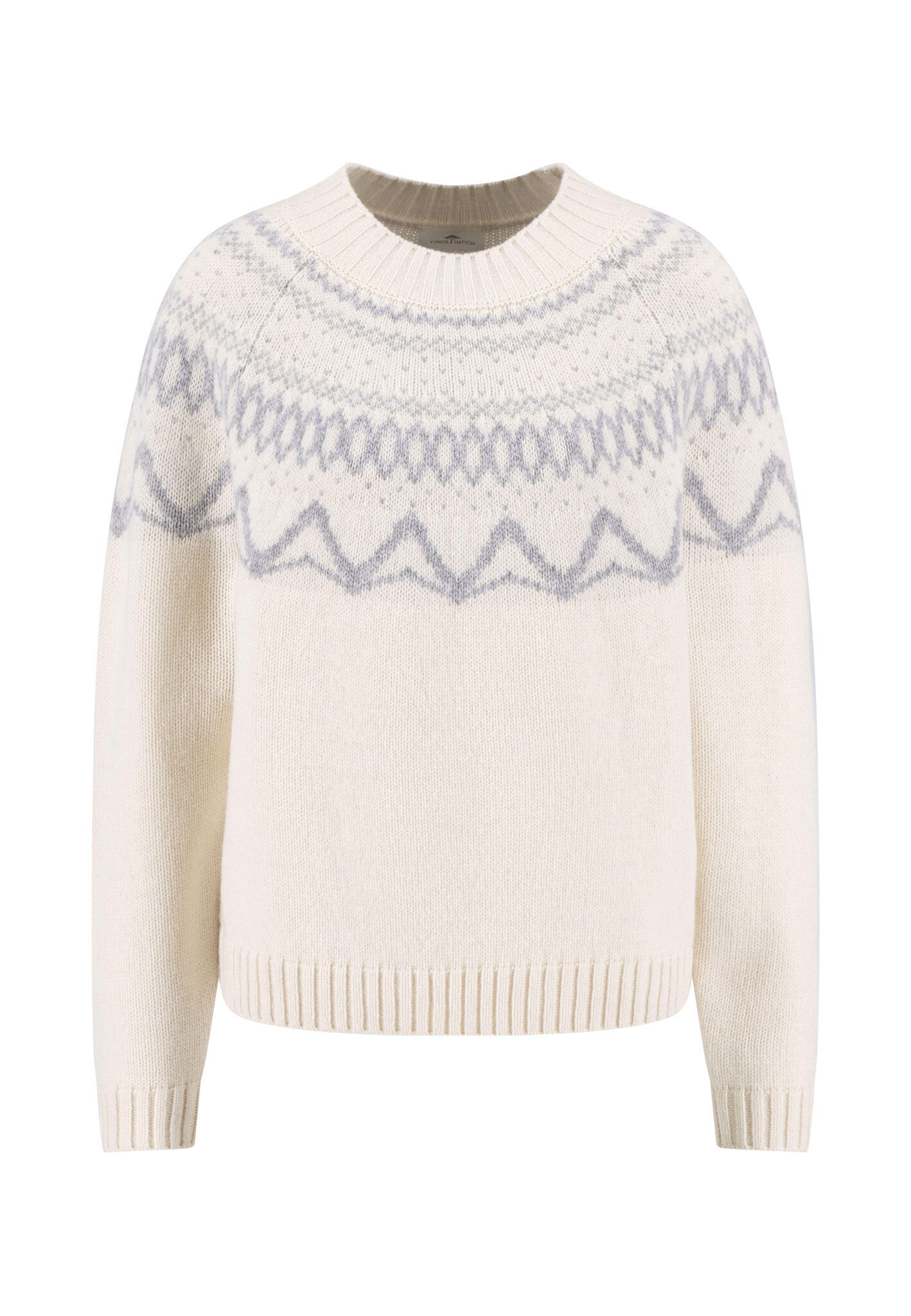 FYNCH-HATTON - PULLOVER NORWAY SOFTWOOL *RWS milk - Gr. - XXL von FYNCH-HATTON