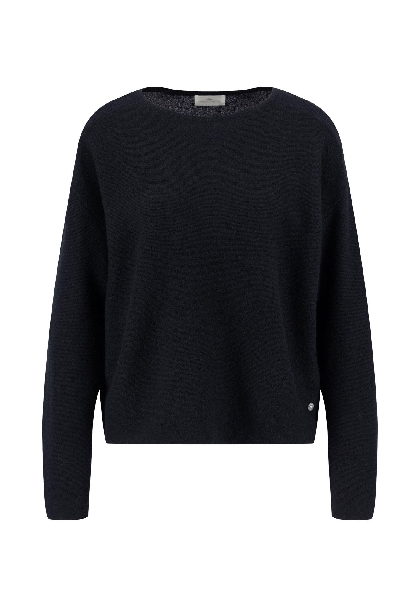 FYNCH-HATTON - PULLOVER O-NECK 90/10 black - Gr. - M von FYNCH-HATTON