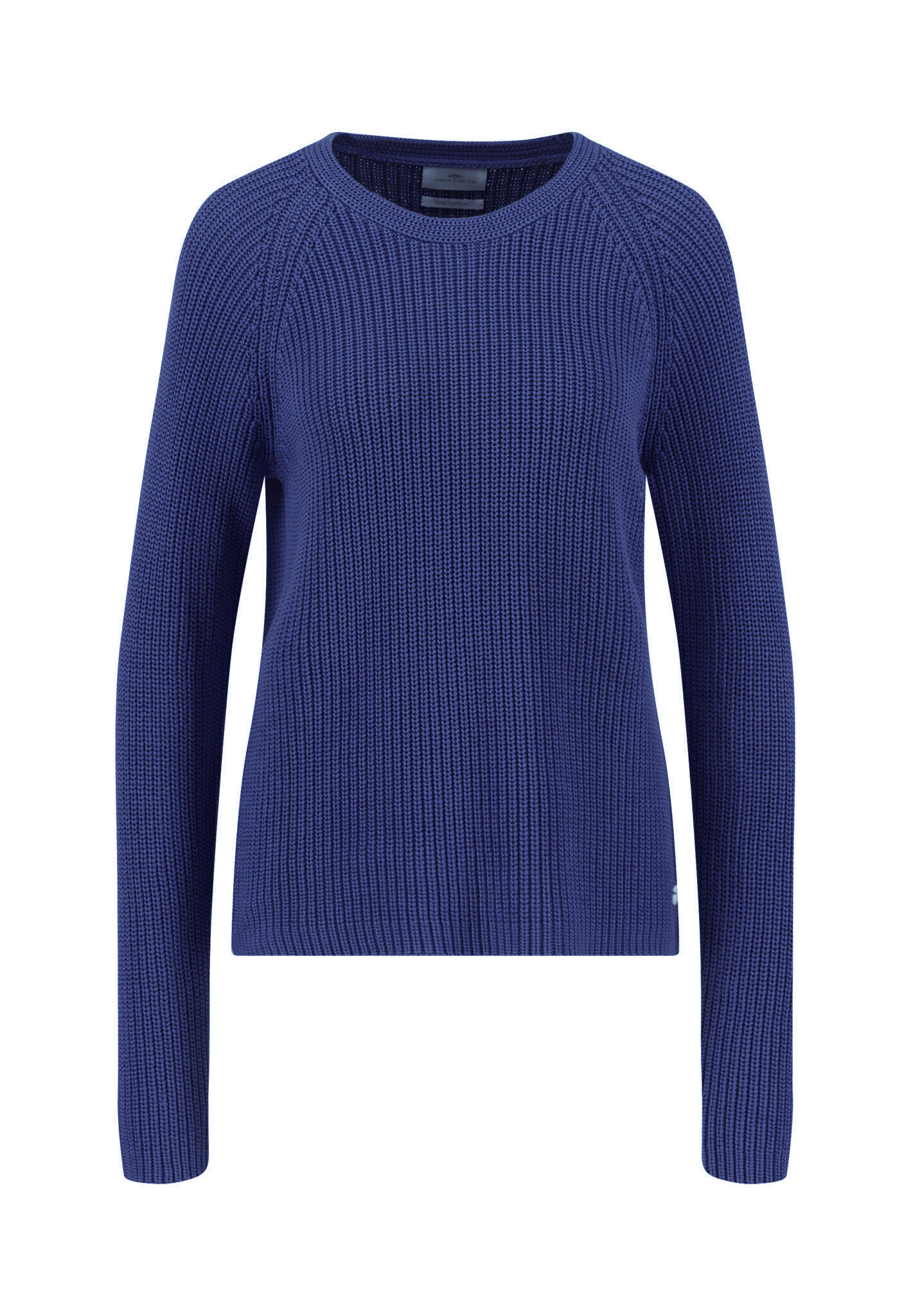 FYNCH-HATTON - PULLOVER O-NECK COTTON aura blue - Gr. - M von FYNCH-HATTON