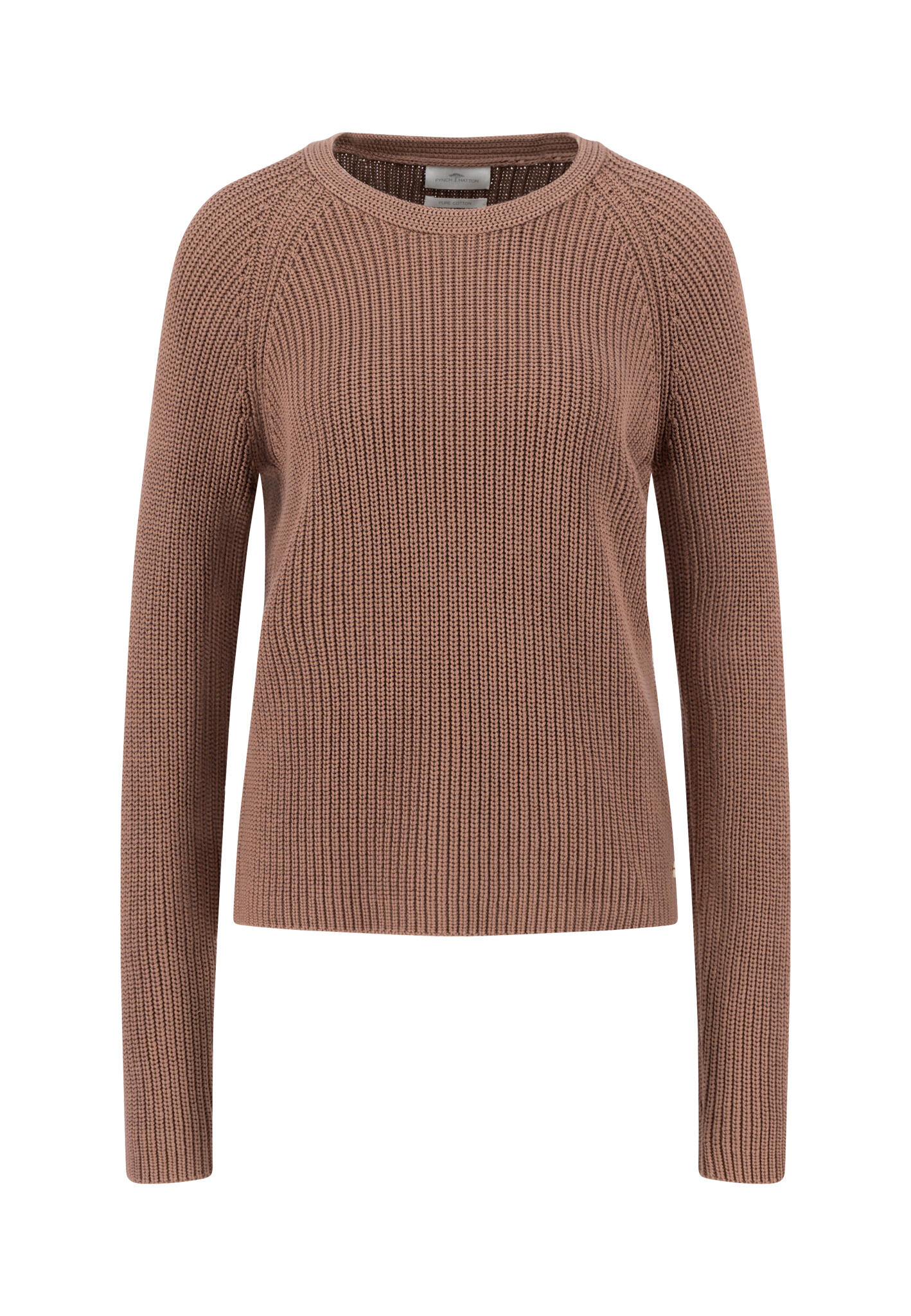 FYNCH-HATTON - PULLOVER O-NECK COTTON cinnamon - Gr. - 3XL von FYNCH-HATTON