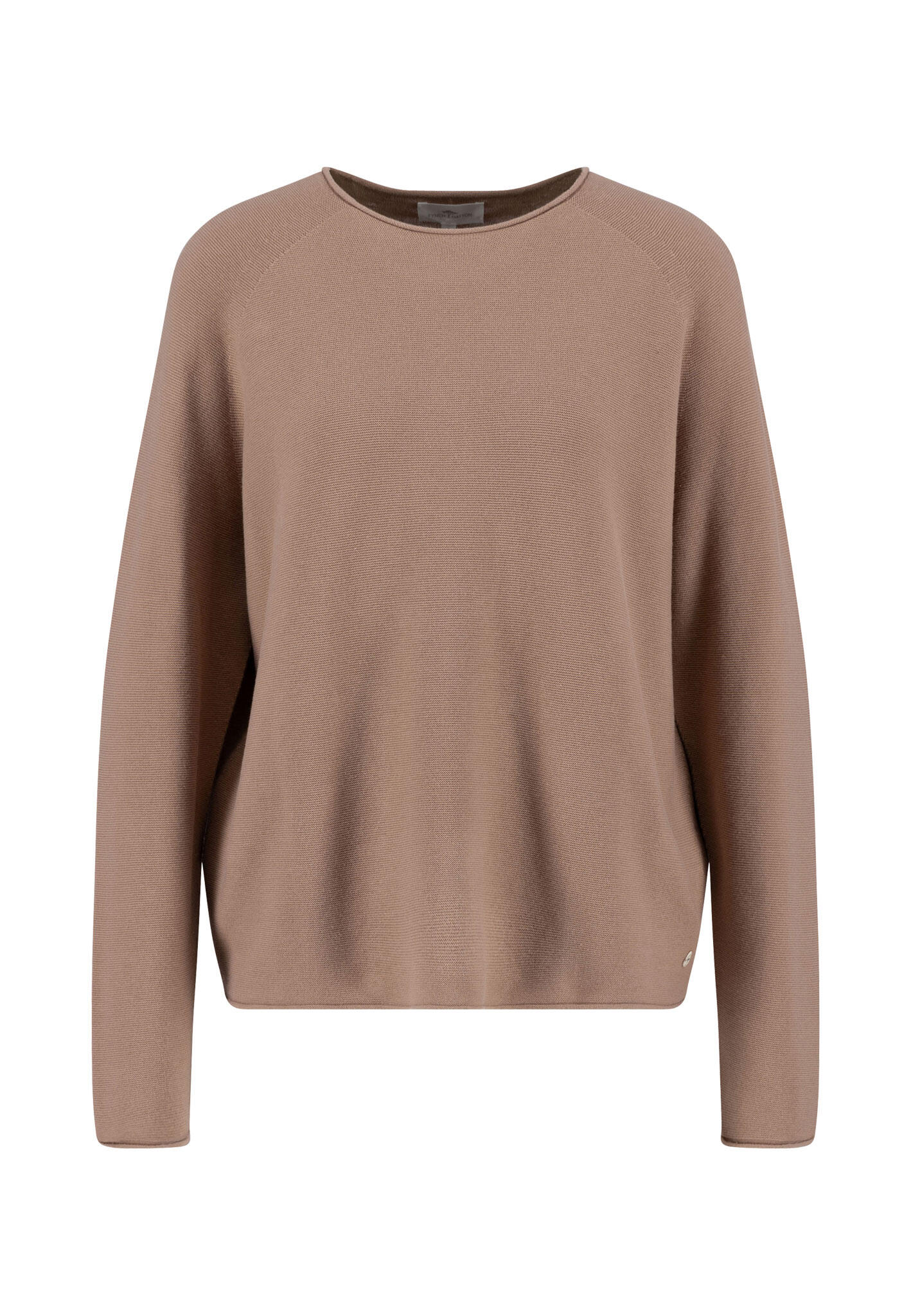 FYNCH-HATTON - PULLOVER O-NECK FINE COTTON cappucchino - Gr. - M von FYNCH-HATTON