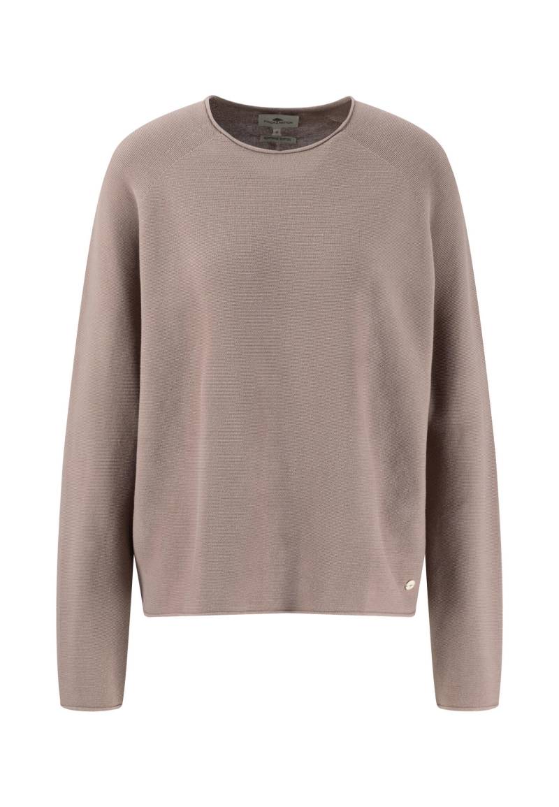 FYNCH-HATTON - PULLOVER O-NECK FINE COTTON summer taupe - Gr. - XL von FYNCH-HATTON