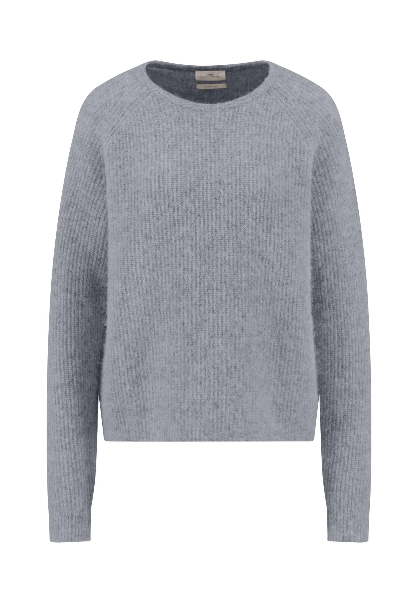 FYNCH-HATTON - PULLOVER O-NECK HAIRY YARN *RWS alloy grey - Gr. - M von FYNCH-HATTON
