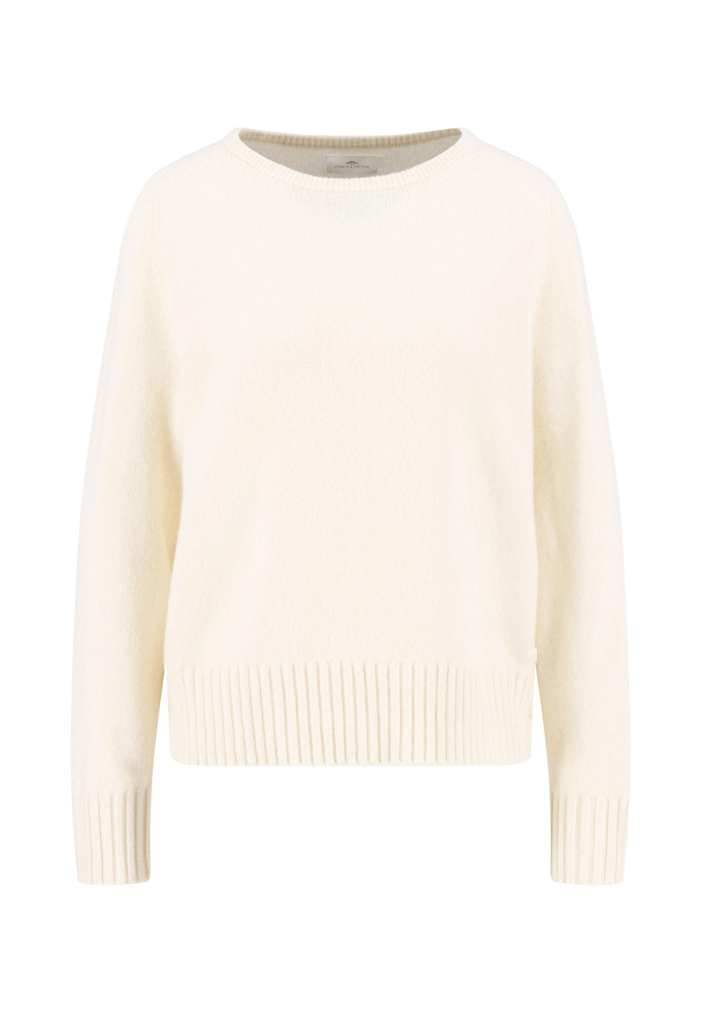 FYNCH-HATTON - PULLOVER O-NECK MERINOWOOL *RWS milk - Gr. - M von FYNCH-HATTON