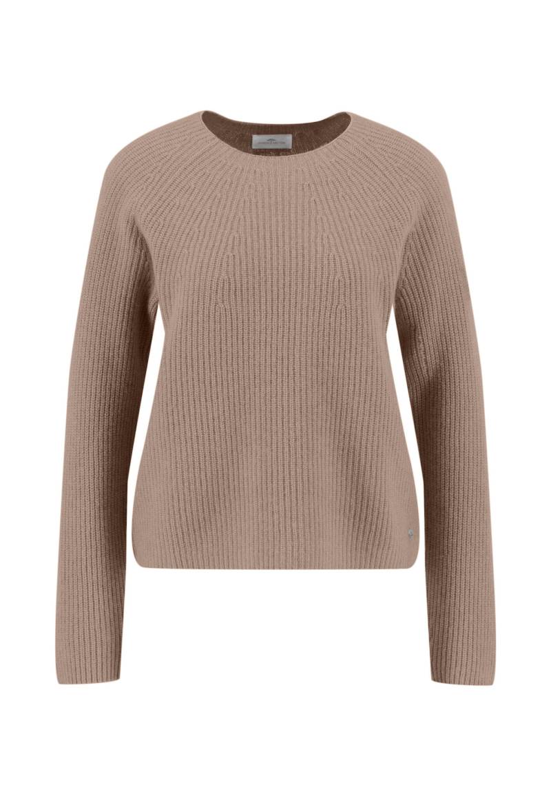 FYNCH-HATTON - PULLOVER O-NECK RIB CASHMERE cappucchino - Gr. - S von FYNCH-HATTON