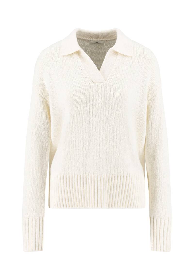 FYNCH-HATTON - PULLOVER POLO COLLAR SOFT milk - Gr. - M von FYNCH-HATTON