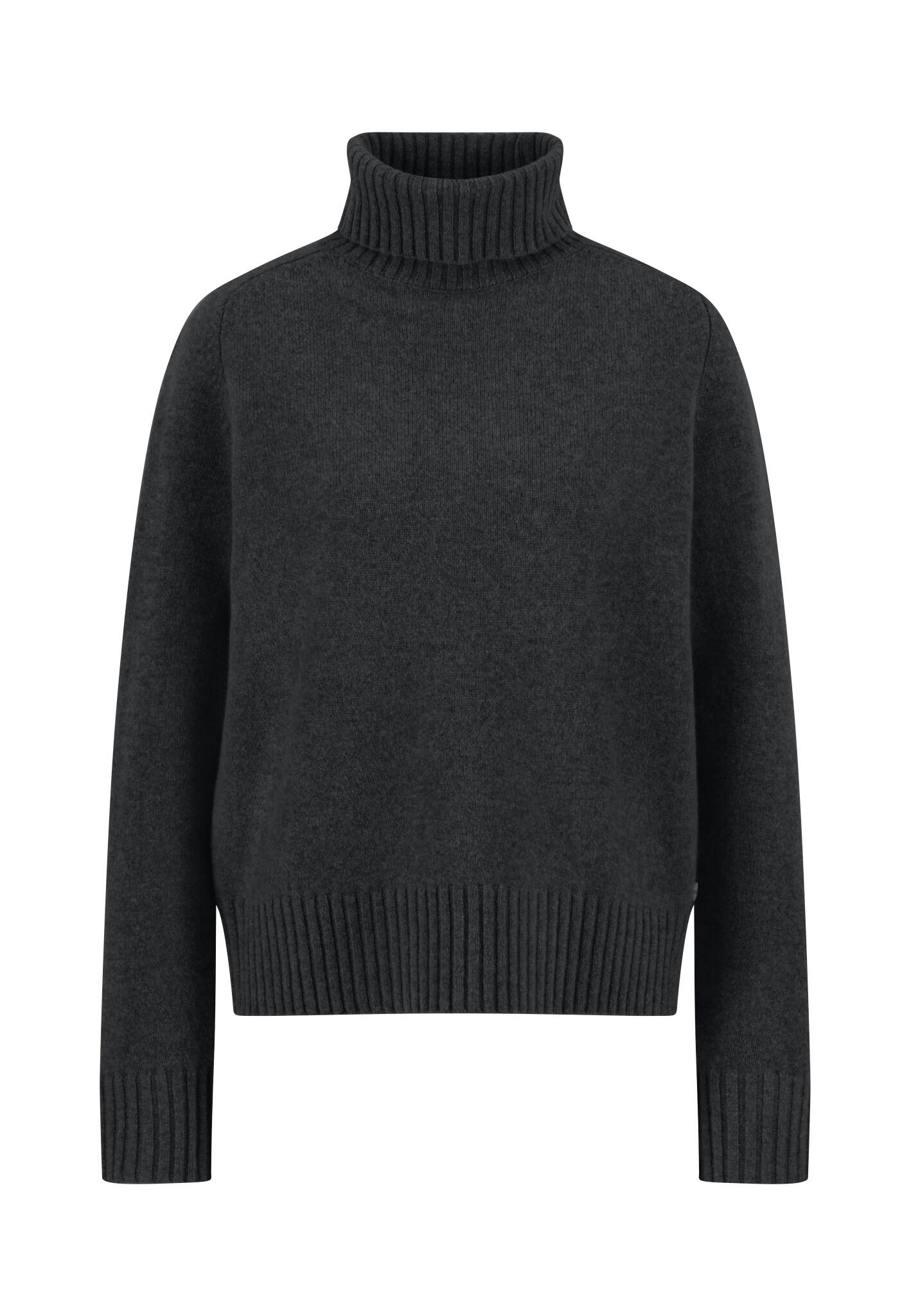FYNCH-HATTON - PULLOVER ROLLNECK MERINOWOOL *RWS black - Gr. - XS von FYNCH-HATTON