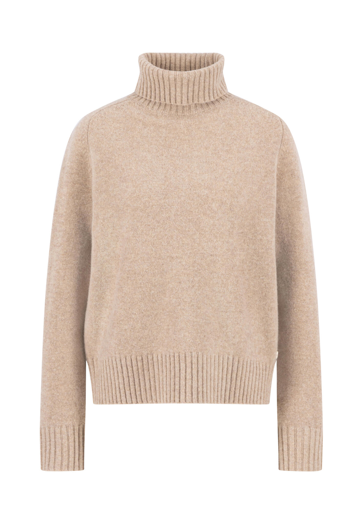 FYNCH-HATTON - PULLOVER ROLLNECK MERINOWOOL *RWS cappucchino - Gr. - L von FYNCH-HATTON