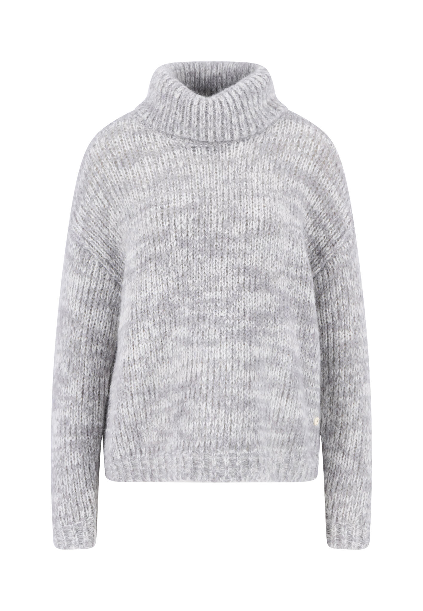 FYNCH-HATTON - PULLOVER ROLLNECK TWO TONE *RWS alloy grey - Gr. - L von FYNCH-HATTON