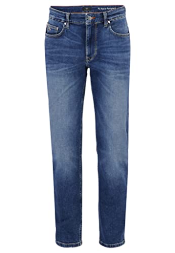 FYNCH-HATTON Pants 5 Pockets 10002901 - Moderne Tapered-Fit Jeans mid Blue 34 32 von FYNCH-HATTON