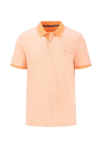 FYNCH-HATTON Piquè-Poloshirt in Two-Tone-Optik Sunny orange/XL von FYNCH-HATTON