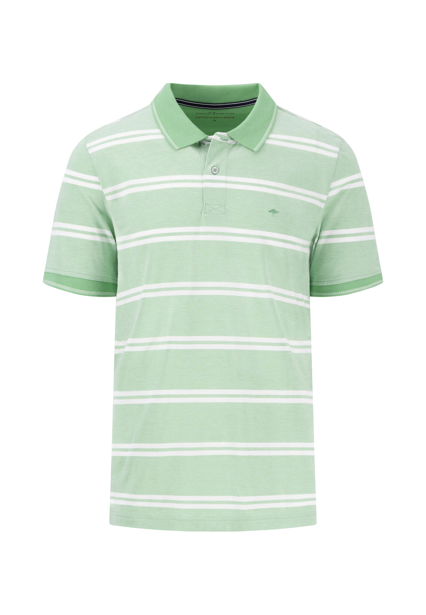 FYNCH-HATTON - Polo, 2-Tone, stripe turf green - Gr. - 3XL von FYNCH-HATTON