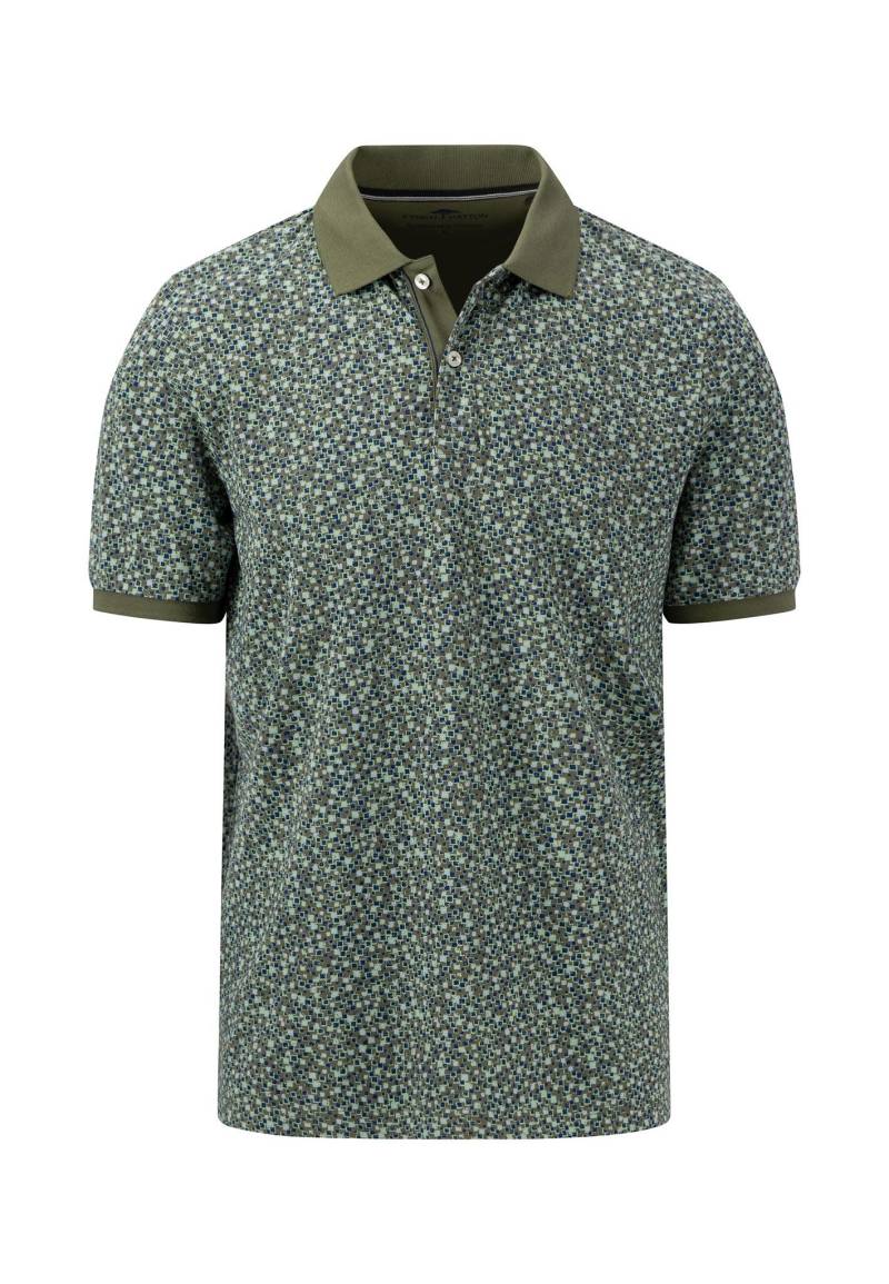 FYNCH-HATTON - Polo, AOP dusty olive - Gr. - XXL von FYNCH-HATTON