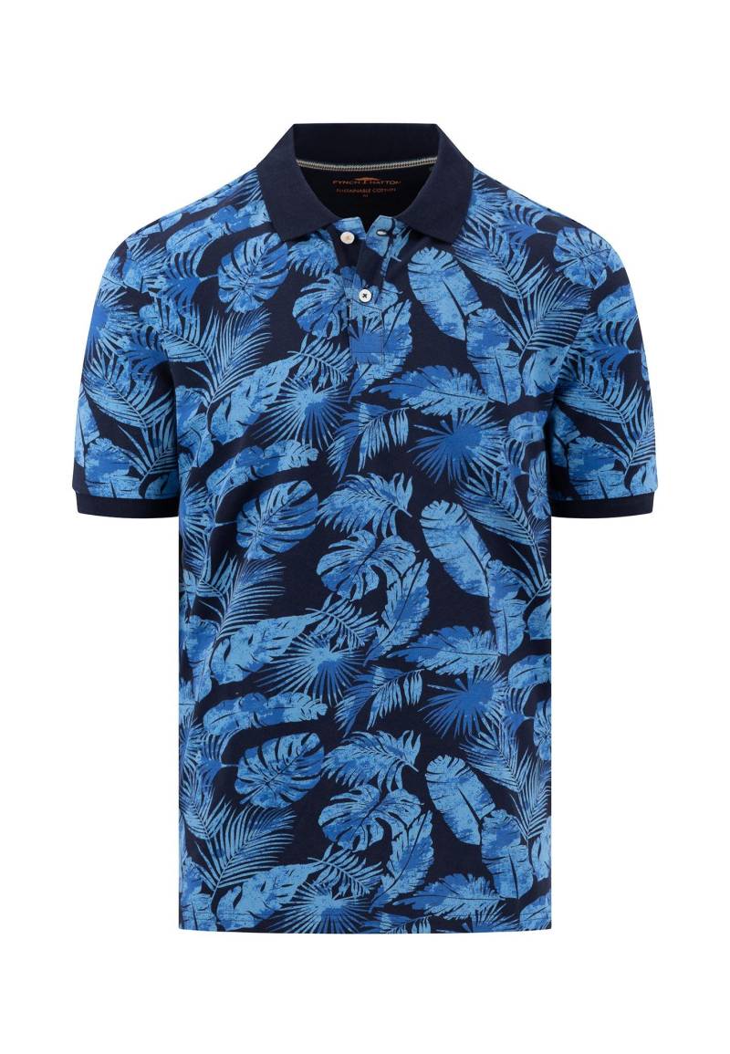 FYNCH-HATTON - Polo, AOP navy - Gr. - L von FYNCH-HATTON