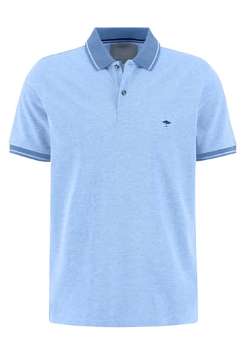 FYNCH-HATTON Polo 13031512 - Polo-Shirt in Two-Tone Optik Light Sky M von FYNCH-HATTON