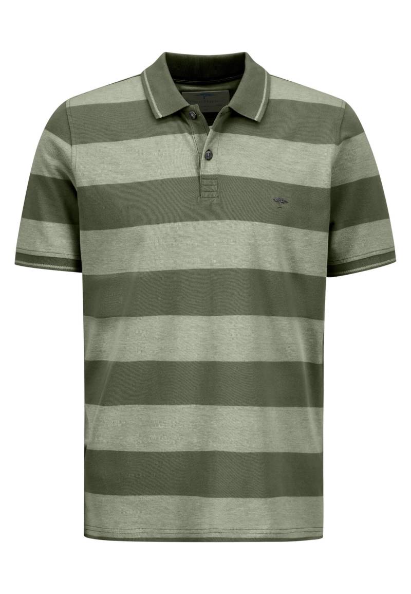 FYNCH-HATTON - Polo, Two-Tone Stripes dusty olive - Gr. - XL von FYNCH-HATTON