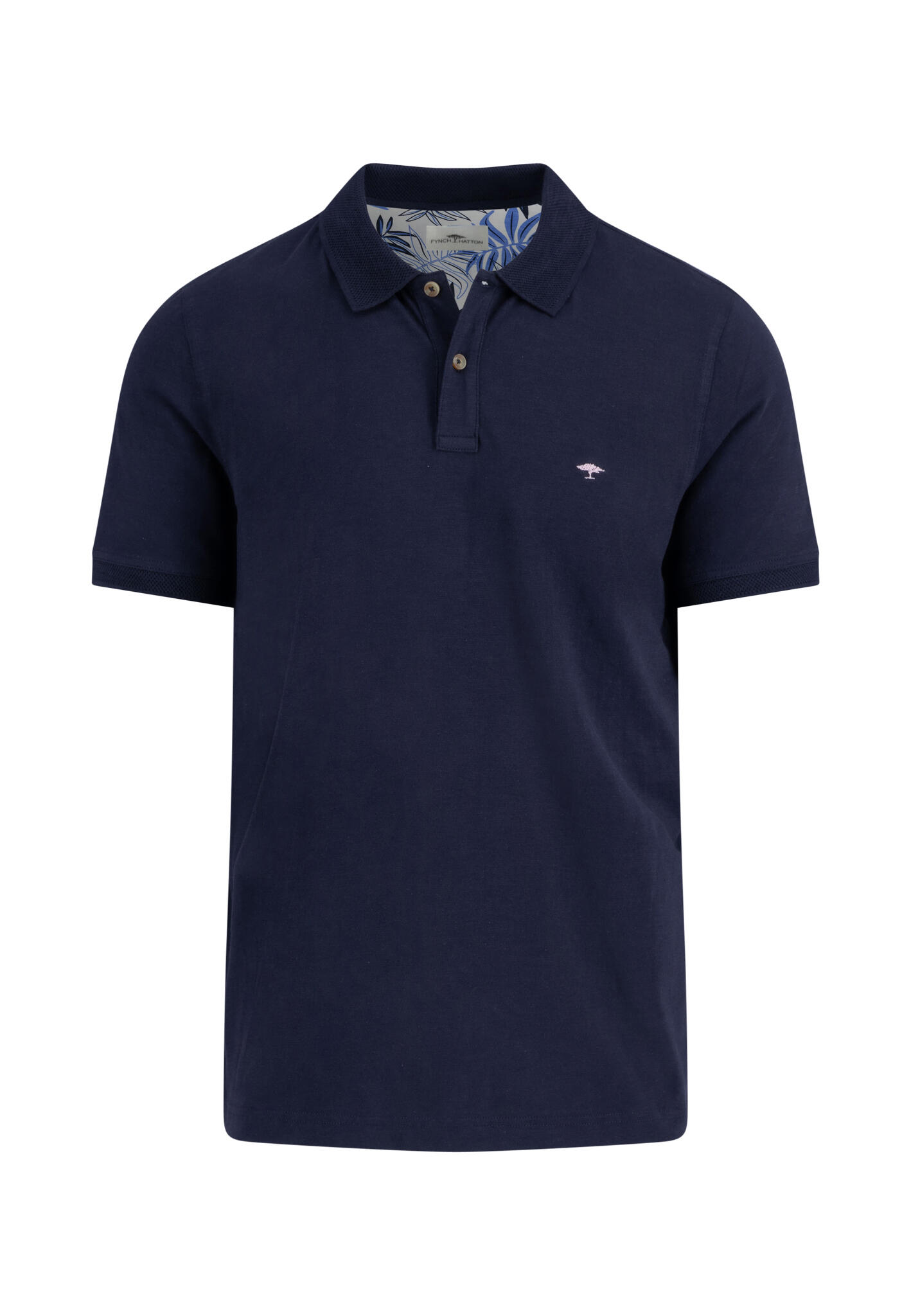 FYNCH-HATTON - Polo, slub navy - Gr. - 3XL von FYNCH-HATTON