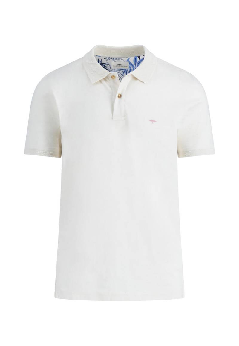 FYNCH-HATTON - Polo, slub new offwhite - Gr. - XL von FYNCH-HATTON