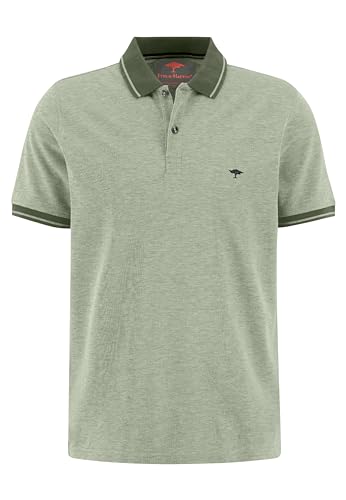 FYNCH-HATTON Polo 13031512 - Polo-Shirt in Two-Tone Optik Dusty Olive M von FYNCH-HATTON