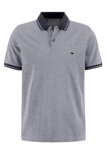 FYNCH-HATTON Polo 13031512 - Polo-Shirt in Two-Tone Optik Navy XXL von FYNCH-HATTON