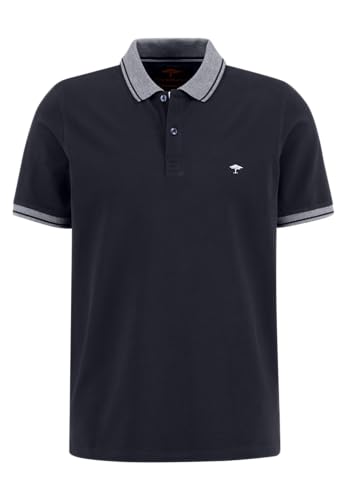 Sportives Polo-Shirt mit Two-Tone Kragen Navy/M von FYNCH-HATTON