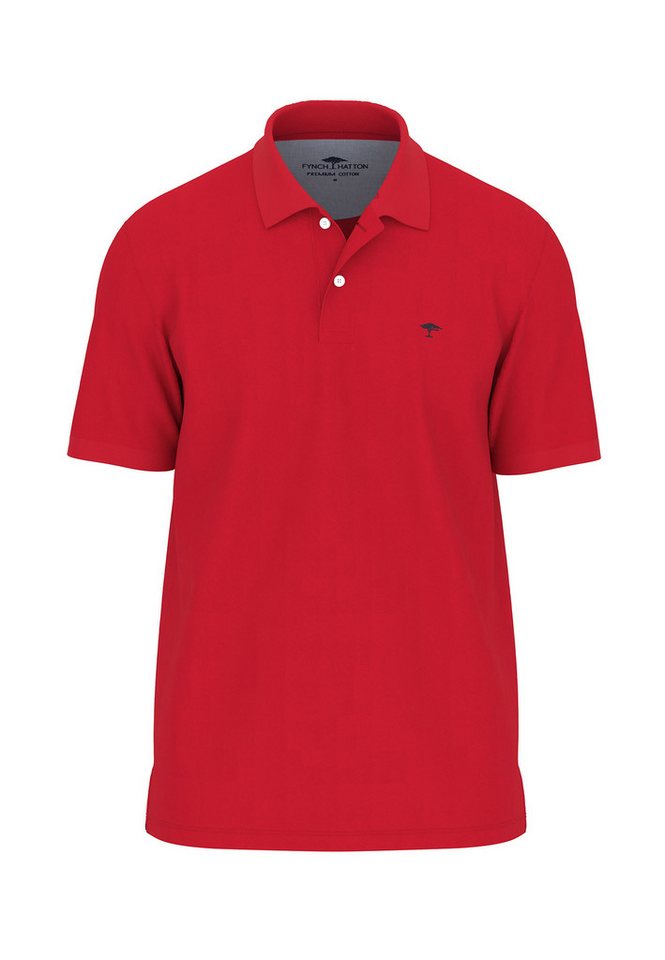 FYNCH-HATTON Poloshirt Basic Polo, Premium Cotton poppy red FYNCH-HATTON Poloshirt Basic Polo, Premium Cotton poppy red von FYNCH-HATTON