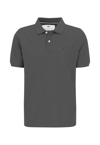 FYNCH-HATTON Poloshirt Piquê aus Baumwolle mit Brusttasche Grau - 5XL von FYNCH-HATTON