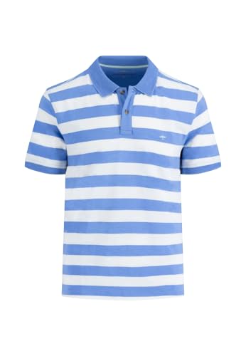 FYNCH-HATTON Poloshirt aus Baumwolle in Streifenoptik Crystal Blue / 3XL von FYNCH-HATTON