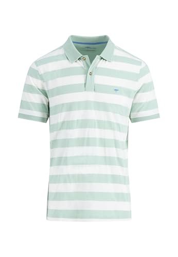 FYNCH-HATTON Poloshirt aus Baumwolle in Streifenoptik Minty Green/L von FYNCH-HATTON