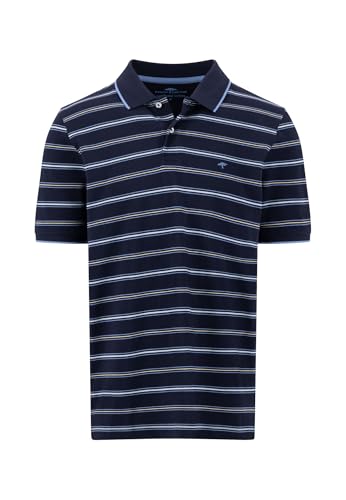 FYNCH-HATTON Poloshirt aus Baumwolle in Streifenoptik Navy/XL von FYNCH-HATTON