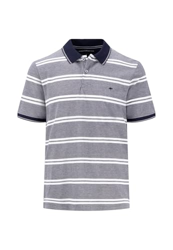 FYNCH-HATTON Poloshirt aus Baumwolle in Streifenoptik Navy / 3XL von FYNCH-HATTON