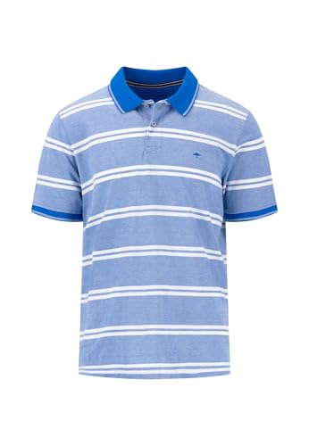 FYNCH-HATTON Poloshirt aus Baumwolle in Streifenoptik Strong Blue/XL von FYNCH-HATTON