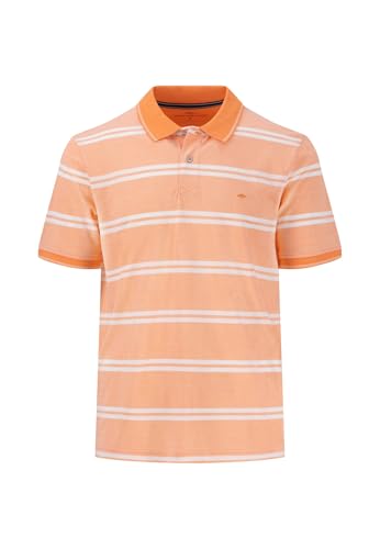 FYNCH-HATTON Poloshirt aus Baumwolle in Streifenoptik Sunny orange/XL von FYNCH-HATTON