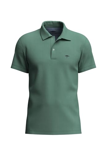 FYNCH-HATTON Poloshirt aus Baumwolle mit Struktur und Logo-Stickerei fern/XXL von FYNCH-HATTON
