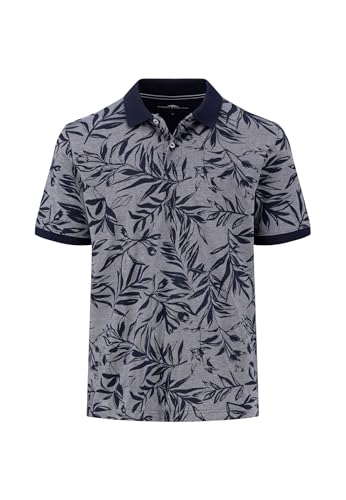 FYNCH-HATTON Poloshirt aus Baumwolle mit botanischem Print Navy/XXL von FYNCH-HATTON