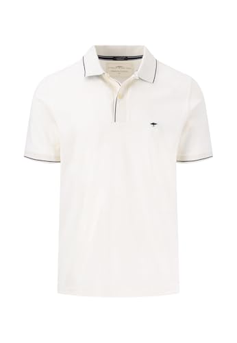 FYNCH-HATTON Poloshirt aus Baumwolle mit dezentem Kragendetail New Offwhite/L von FYNCH-HATTON