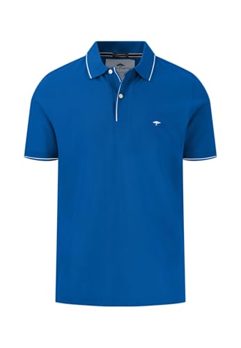 FYNCH-HATTON Poloshirt aus Baumwolle mit dezentem Kragendetail Strong Blue/L von FYNCH-HATTON