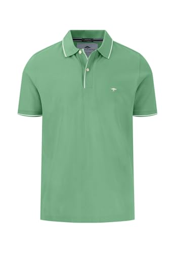FYNCH-HATTON Poloshirt aus Baumwolle mit dezentem Kragendetail Turf Green/XL von FYNCH-HATTON