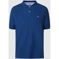 Fynch-Hatton Regular Fit Poloshirt mit Label-Stitching in Dunkelblau, Größe 3XL von FYNCH-HATTON