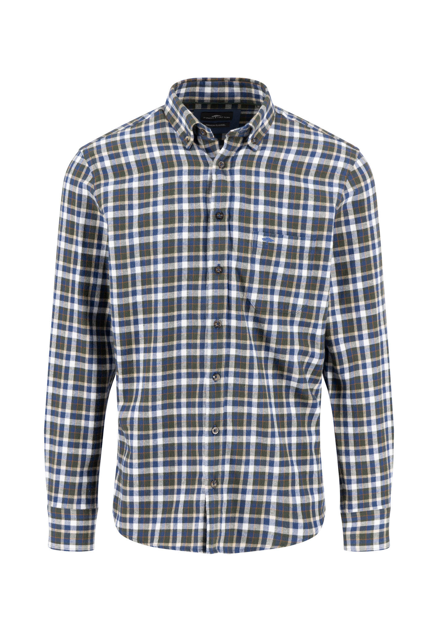 FYNCH-HATTON - Premium Flannel Check, B.D., 1/1 - Gr. - M von FYNCH-HATTON